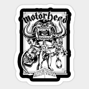 Moto white Sticker